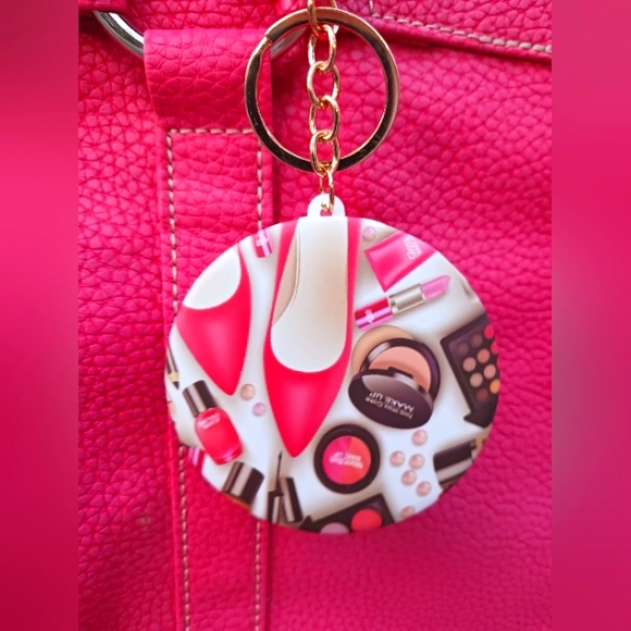 Mirror Bag Charm/Key Chain NEW - Picture 1 of 5
